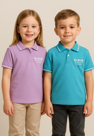 Çocuk Polo Yaka Kısa Kol